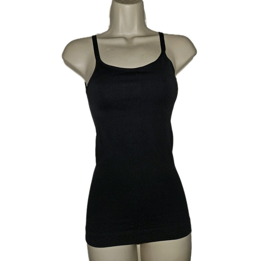 Shapermint Essentials Black Shapewear Tank Top M Firm Body Waist Abdomen